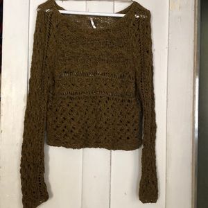 Beautiful open knit sweater by Free People!